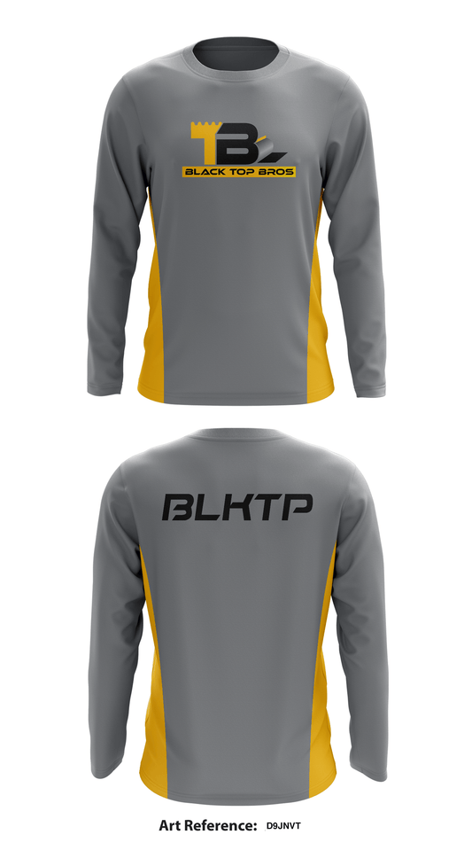 BlackTop Bros Store 1 Core Men's LS Performance Tee - D9JnVt