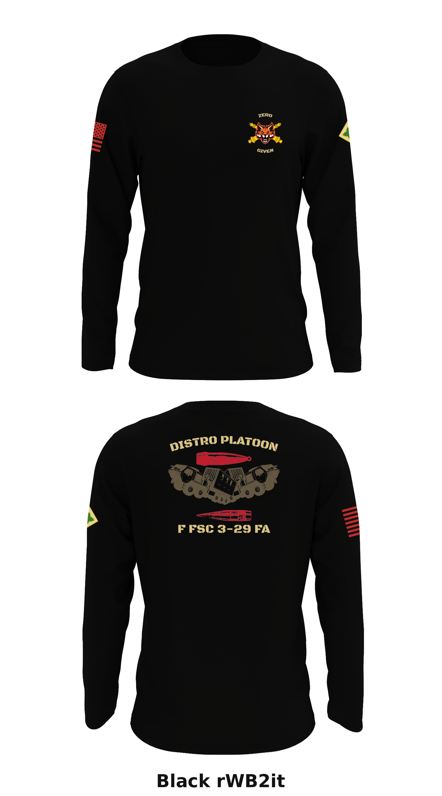 F Sfc 3-29, 4th ID  Store 1 Core Men's LS Performance Tee - rWB2it