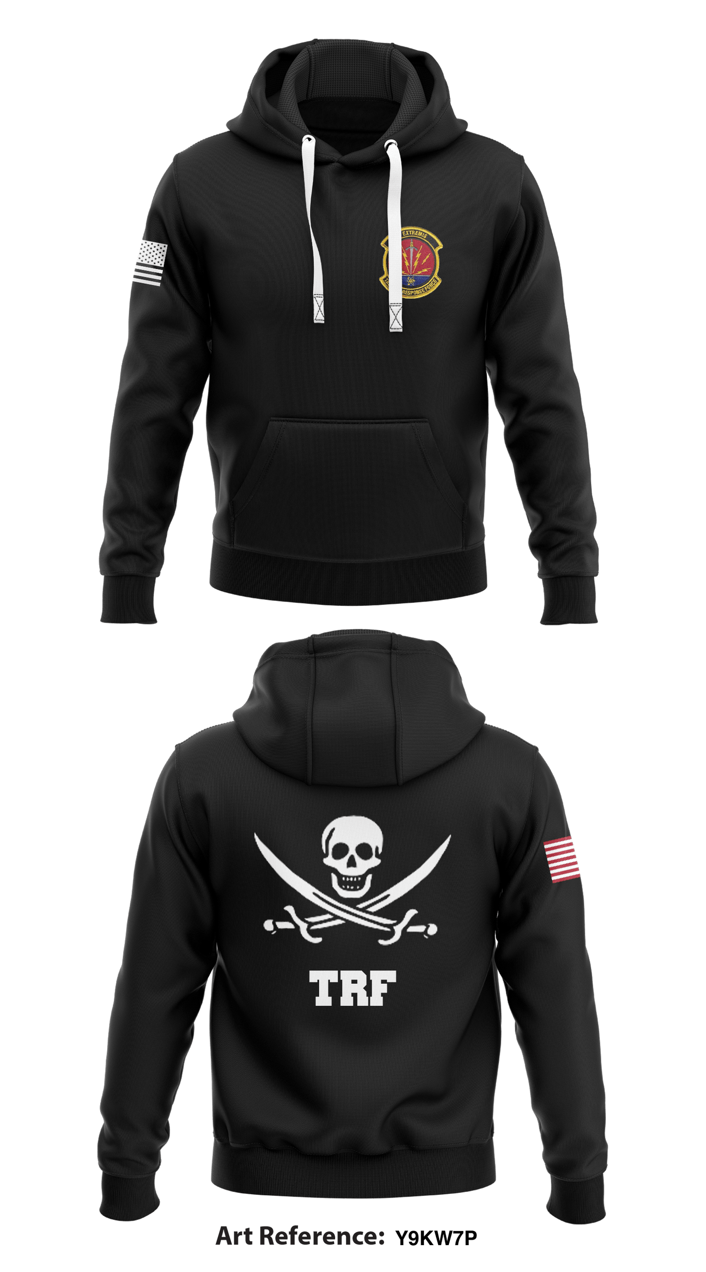 Tactical Response Force Store 1  Core Men's Hooded Performance Sweatshirt - Y9kw7P