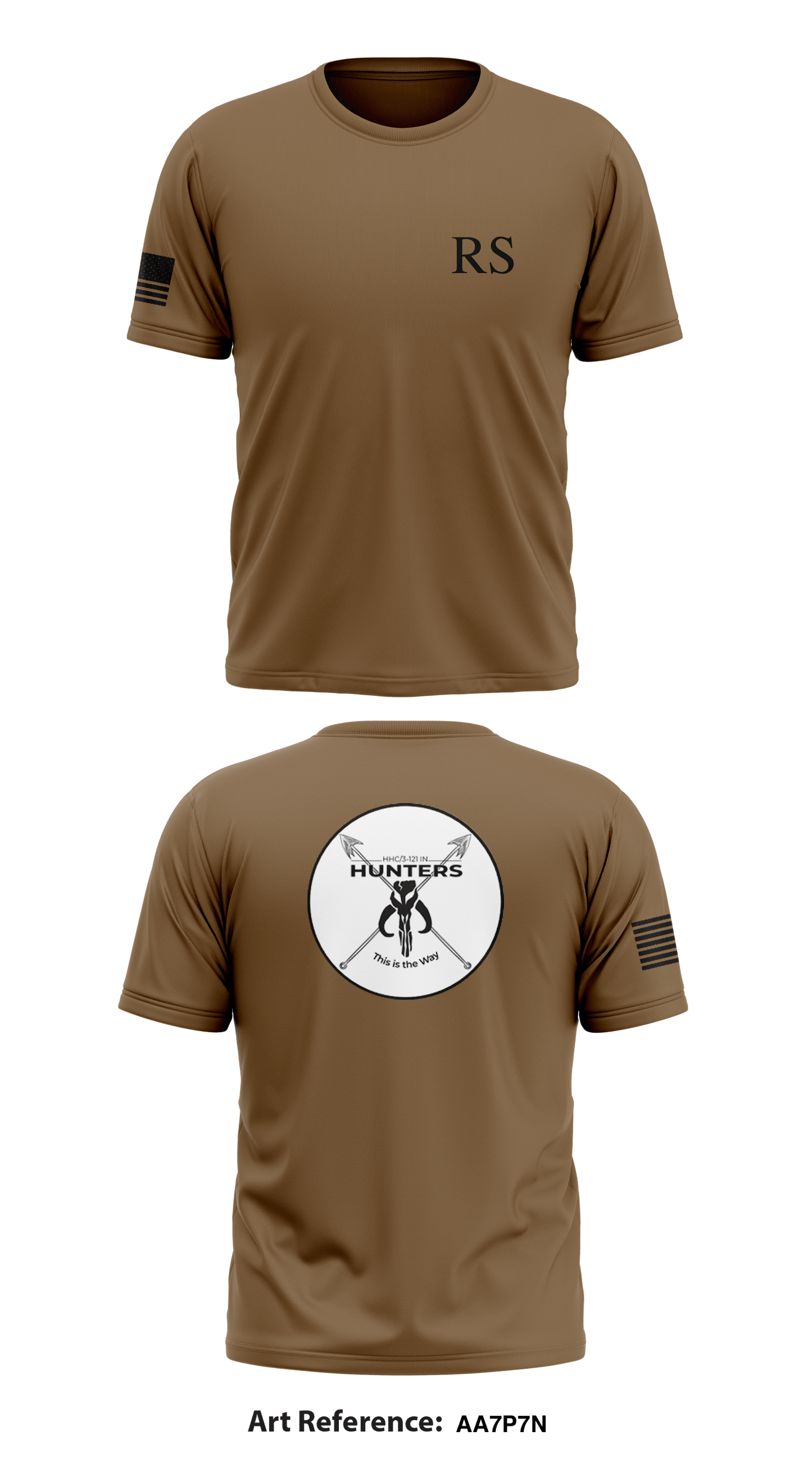HHC 3-121st IN Store 1 Core Men's SS Performance Tee - aa7P7n