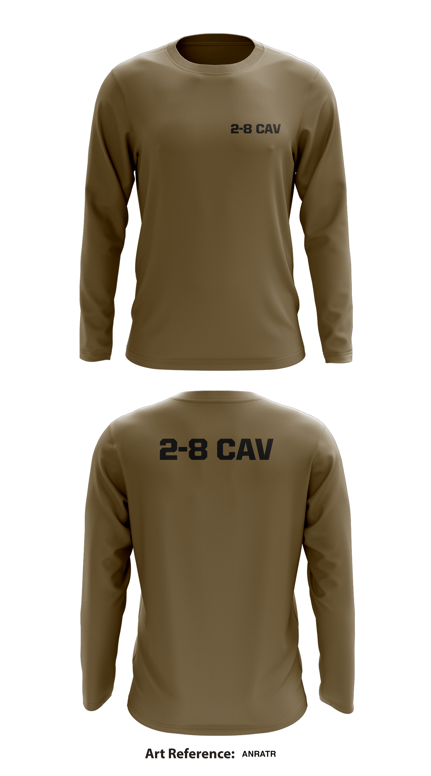 2-8 Cav Store 1 Core Men's LS Performance Tee - AnrATR