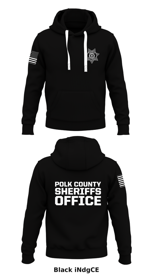 Polk county sheriffs office Store 1  Core Men's Hooded Performance Sweatshirt - iNdgCE
