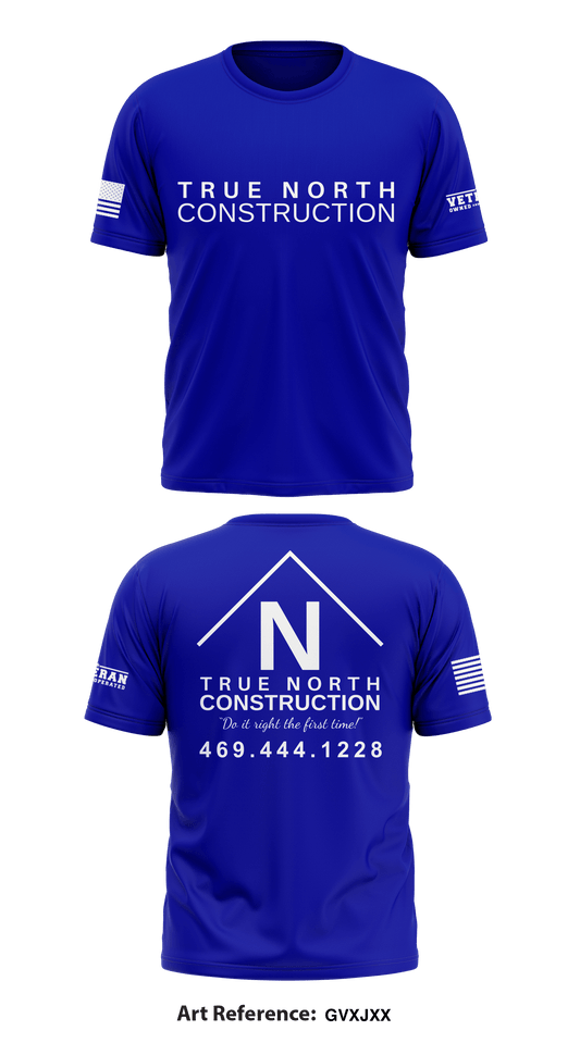 True North Construction Store 1 Core Men's SS Performance Tee - gVxjXx