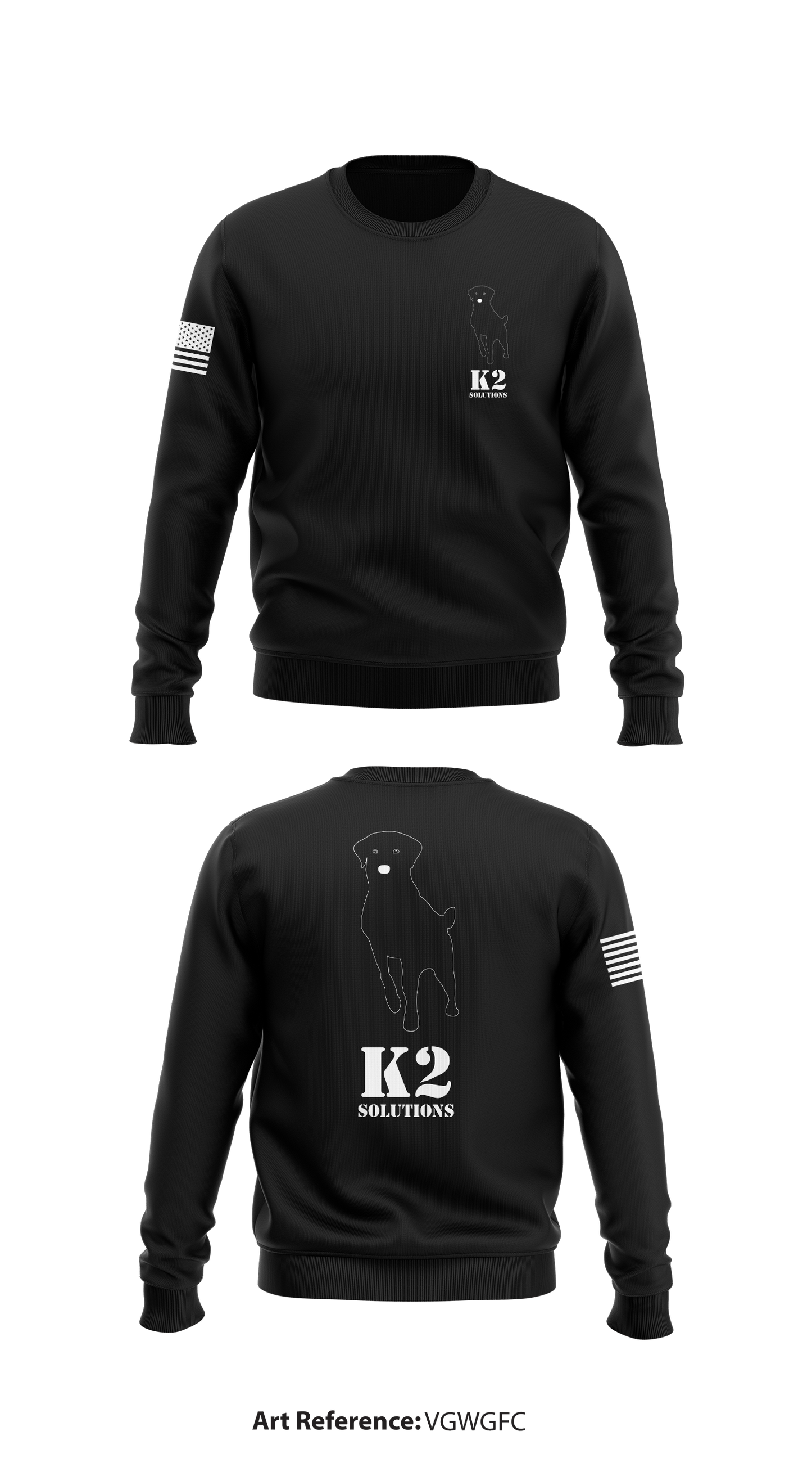 K2 Solutions Store 1 Core Men's Crewneck Performance Sweatshirt - VGWGFc