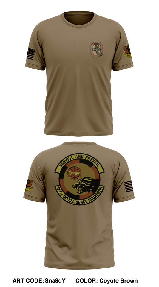 127th Intelligence Squadron Store 1 Core Men's SS Performance Tee - Sna8dY