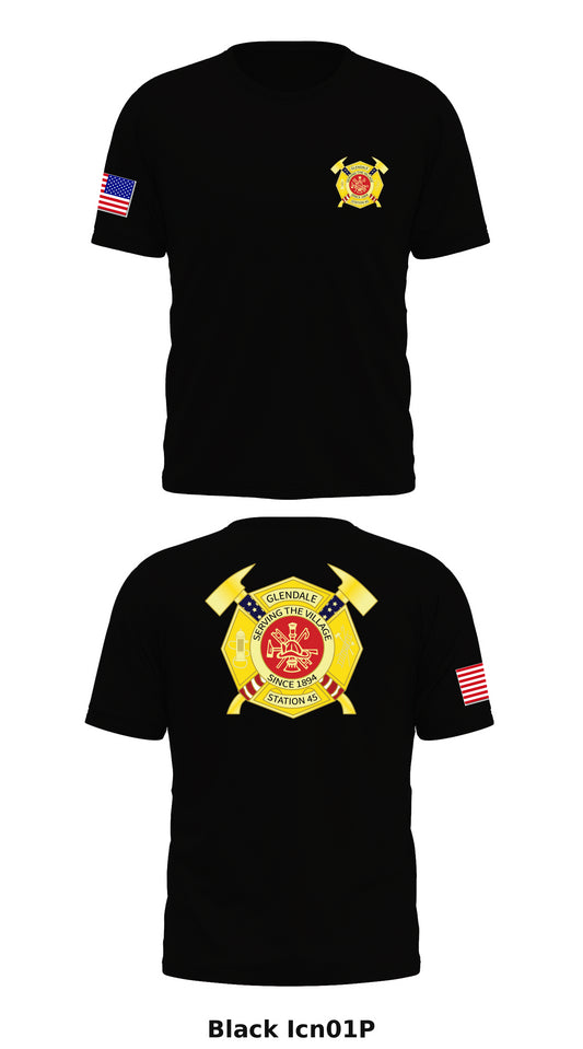 Glendale Fire department  Store 1 Core Men's SS Performance Tee - Icn01P