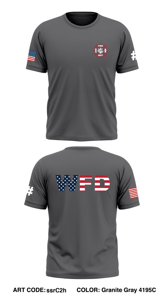 Wrightsville Fire Dept Store 1 Core Men's SS Performance Tee - ssrC2h