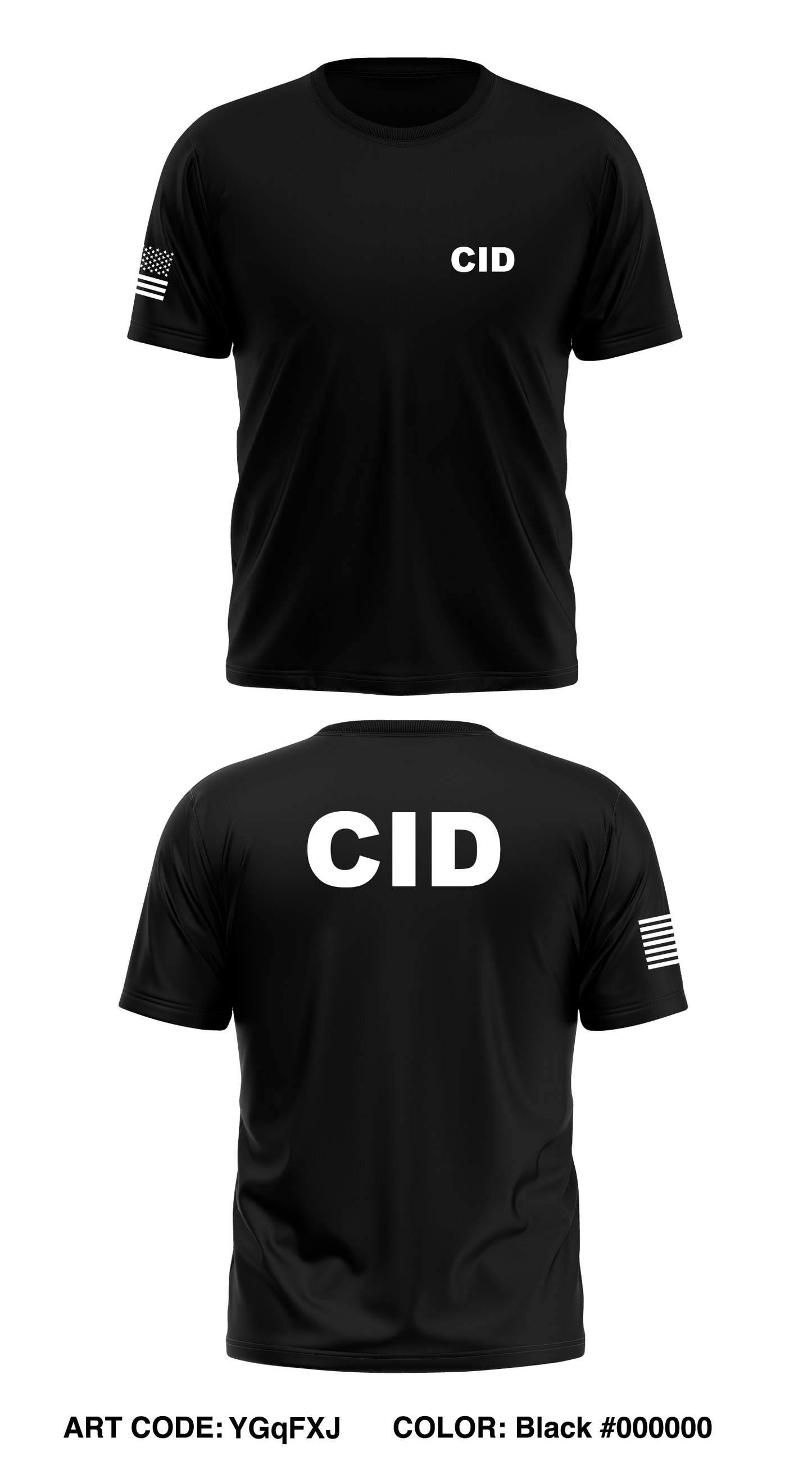 CID Store 1 Core Men's SS Performance Tee - YGqFXJ