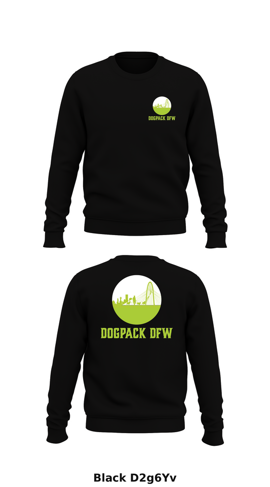 DogPack DFW Store 1 Core Men's Crewneck Performance Sweatshirt - D2g6Yv