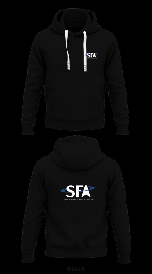Space Force Association Store 1  Core Men's Hooded Performance Sweatshirt - 41384637378