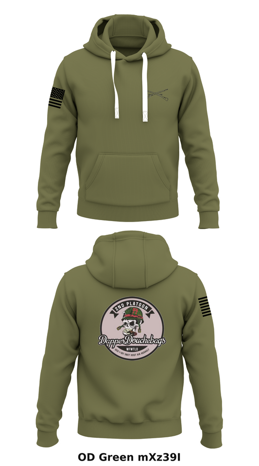 D Co, 1-187 3BCT  Store 1  Core Men's Hooded Performance Sweatshirt - mXz39I