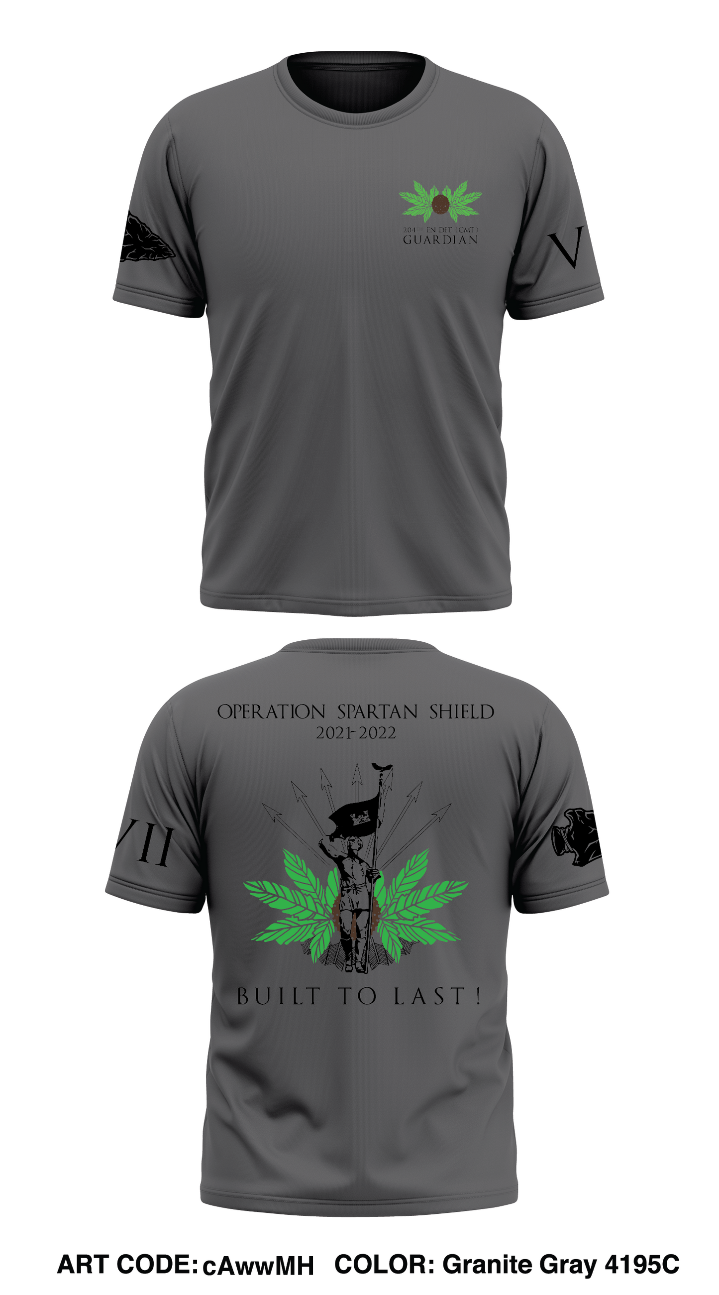 204th EN DET Store 1 Core Men's SS Performance Tee - cAwwMH