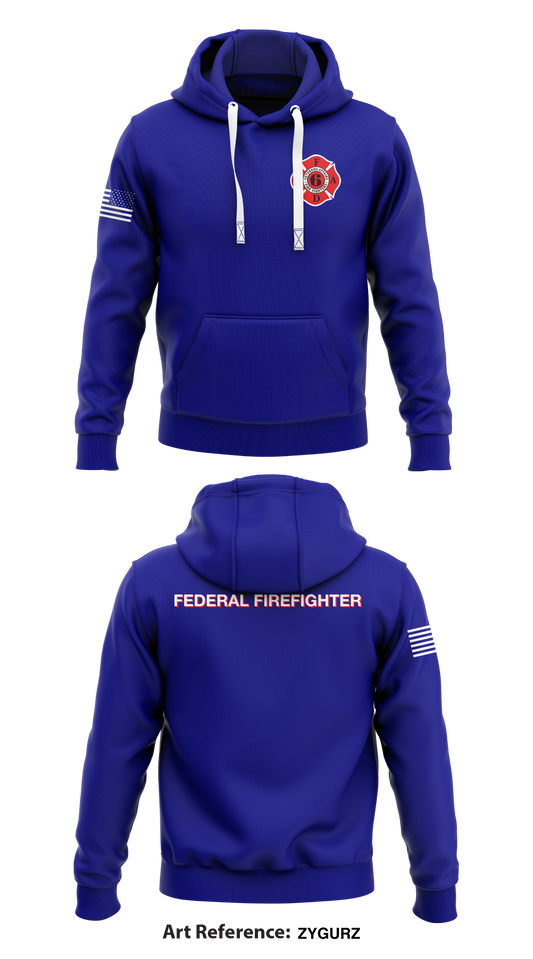 Veteran Affairs Fire Department-Bath, NY Store 1  Core Men's Hooded Performance Sweatshirt - ZYgUrZ