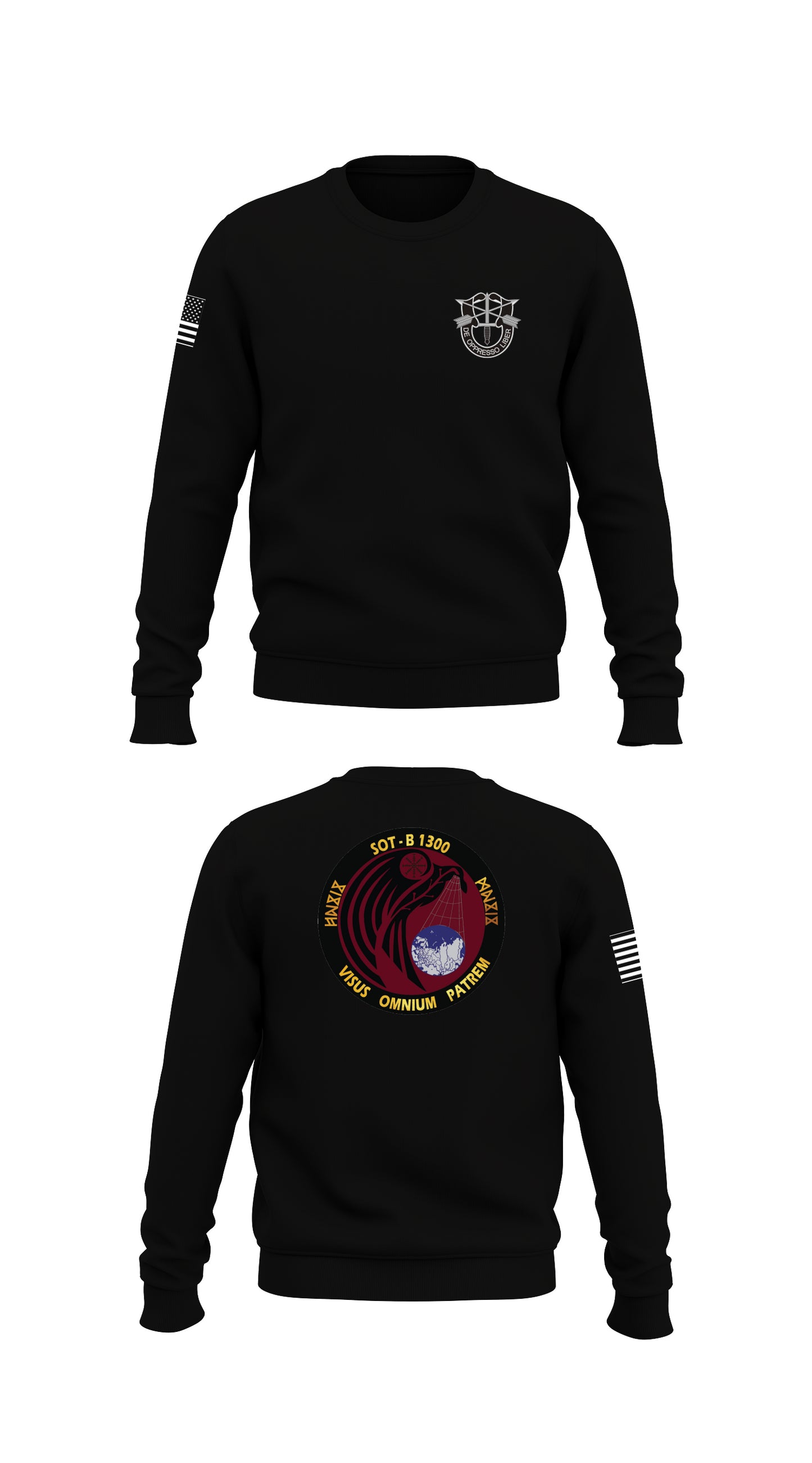 3rd BN - 1st Special Forces Group Store 1 Core Men's Crewneck Performance Sweatshirt - 89131884361