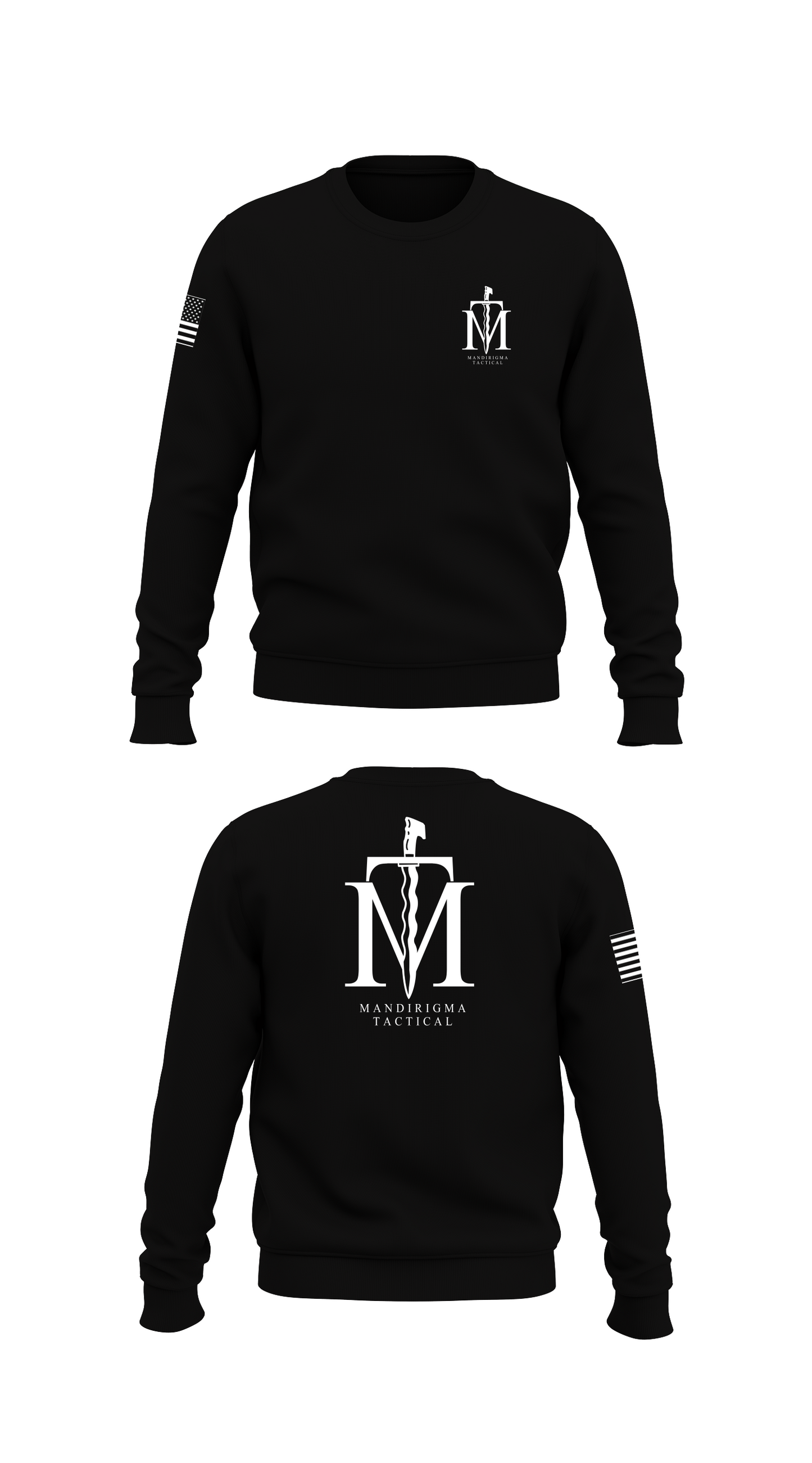 Mandirigma Tactical Store 1 Core Men's Crewneck Performance Sweatshirt - 64632054877