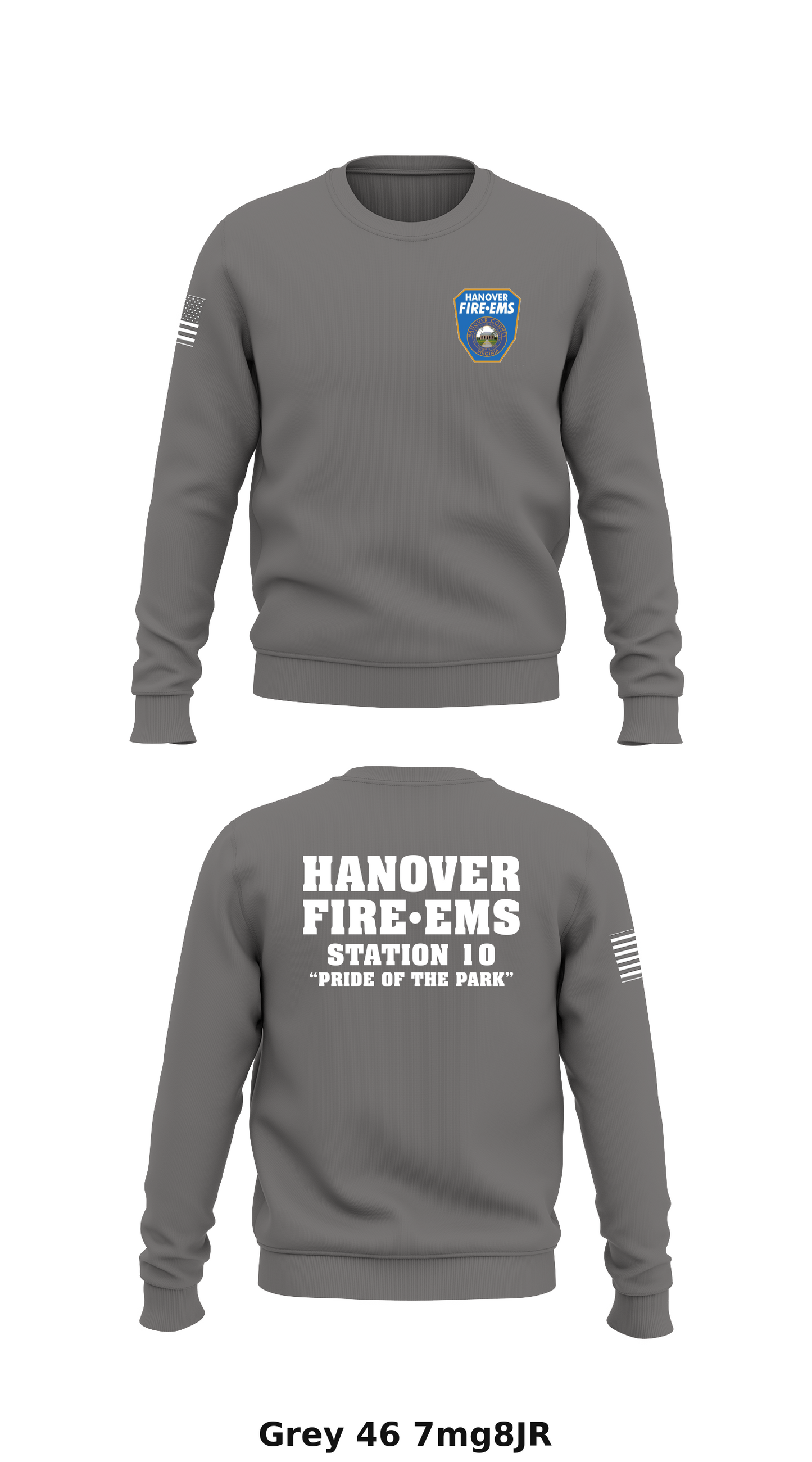 410 Store 1 Core Men's Crewneck Performance Sweatshirt - 7mg8JR