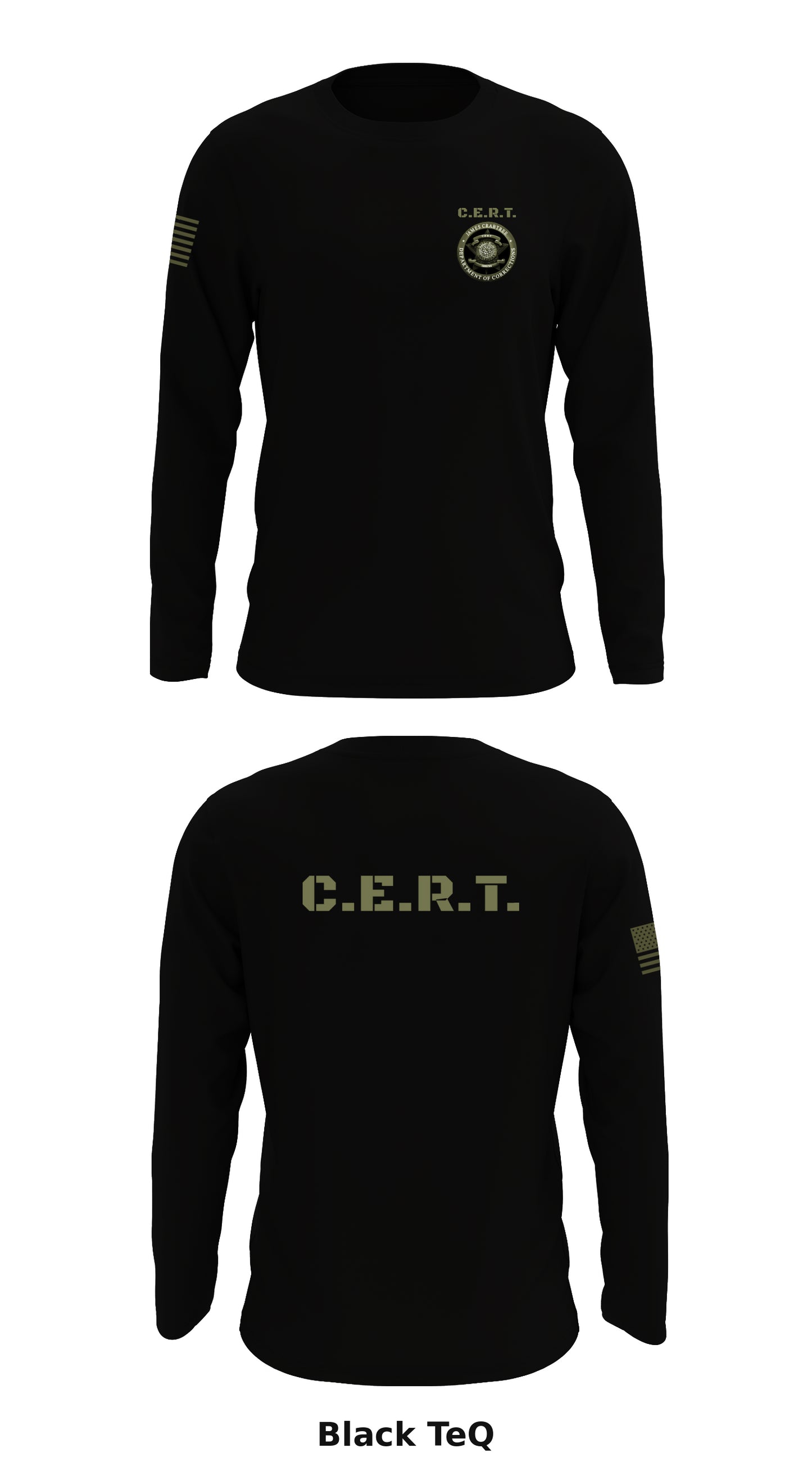C.E.R.T. Store 1 Core Men's LS Performance Tee - TeQ