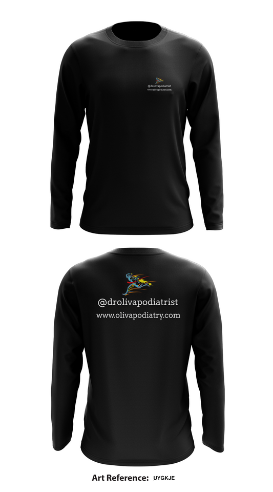 Oliva Podiatry Store 1 Core Men's LS Performance Tee - uyGkJE