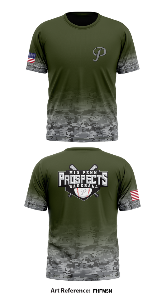Mid Penn Prospects Store 1 Core Men's SS Performance Tee - fHFM5N