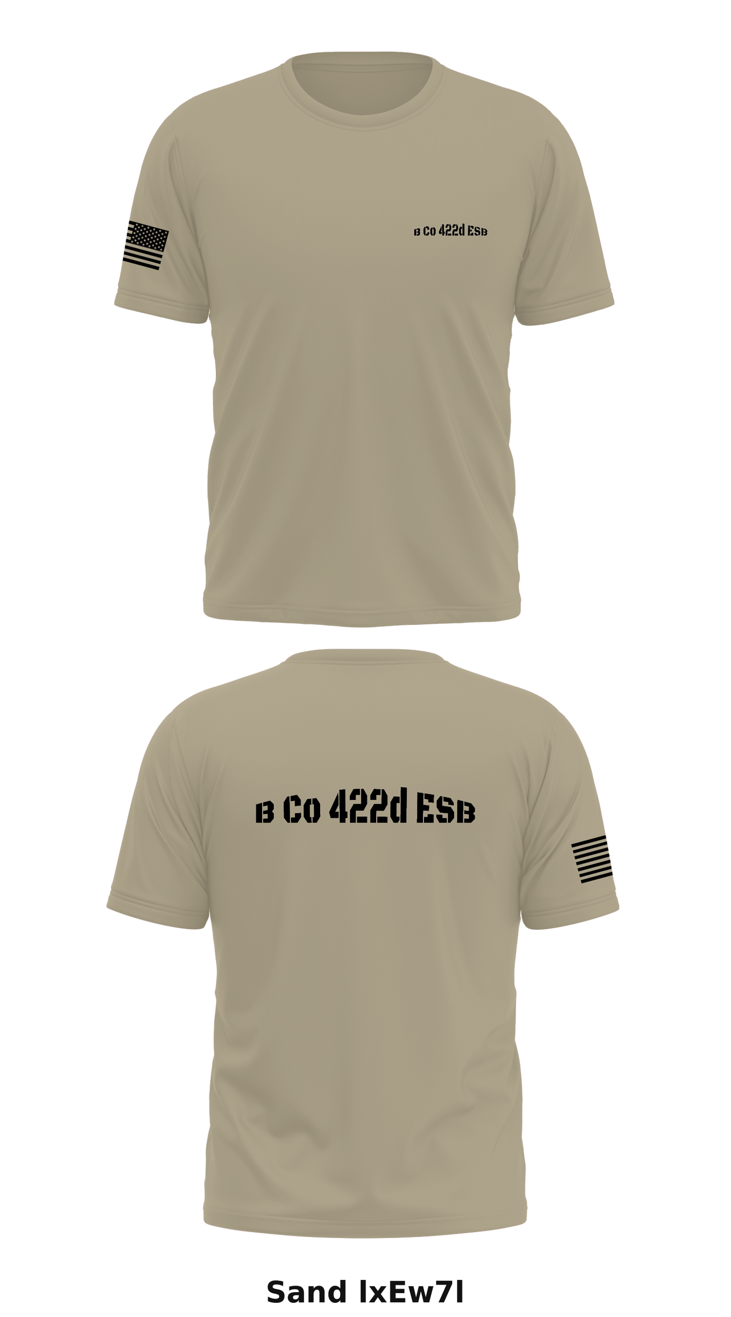 B Co 422d ESB Store 1 Core Men's SS Performance Tee - lxEw7l