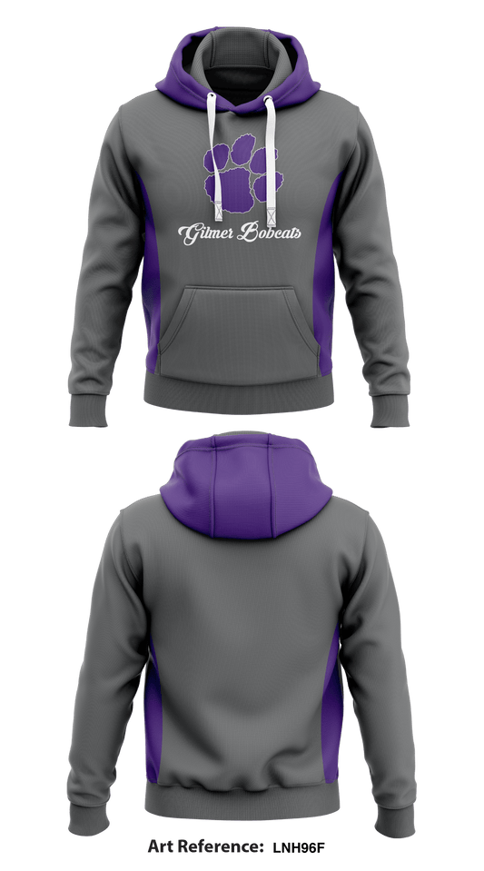 Gilmer Bobcats Store 1  Core Men's Hooded Performance Sweatshirt - LNh96f