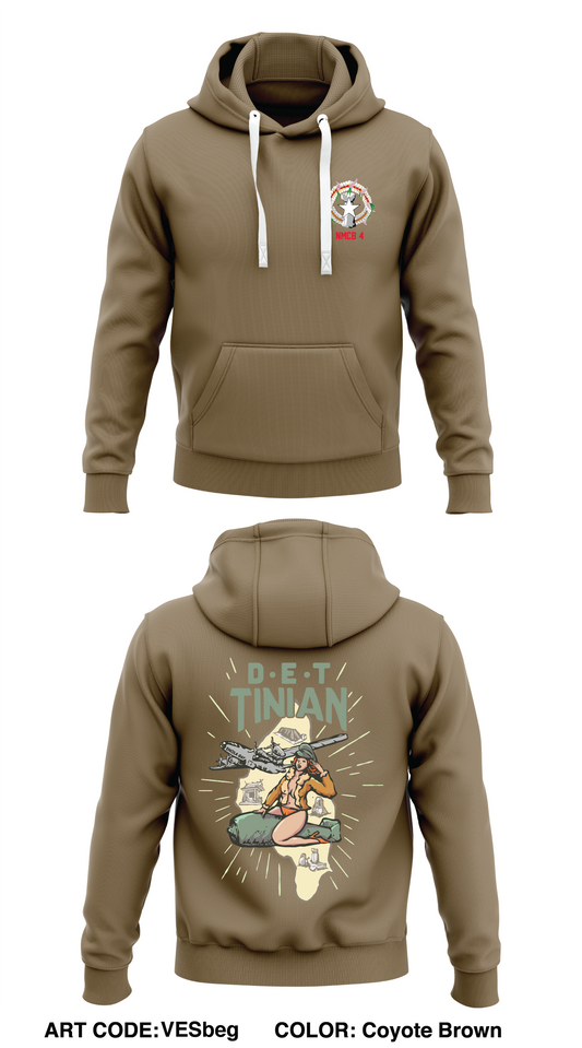 NMCB 4 Store 1  Core Men's Hooded Performance Sweatshirt - VESbeg