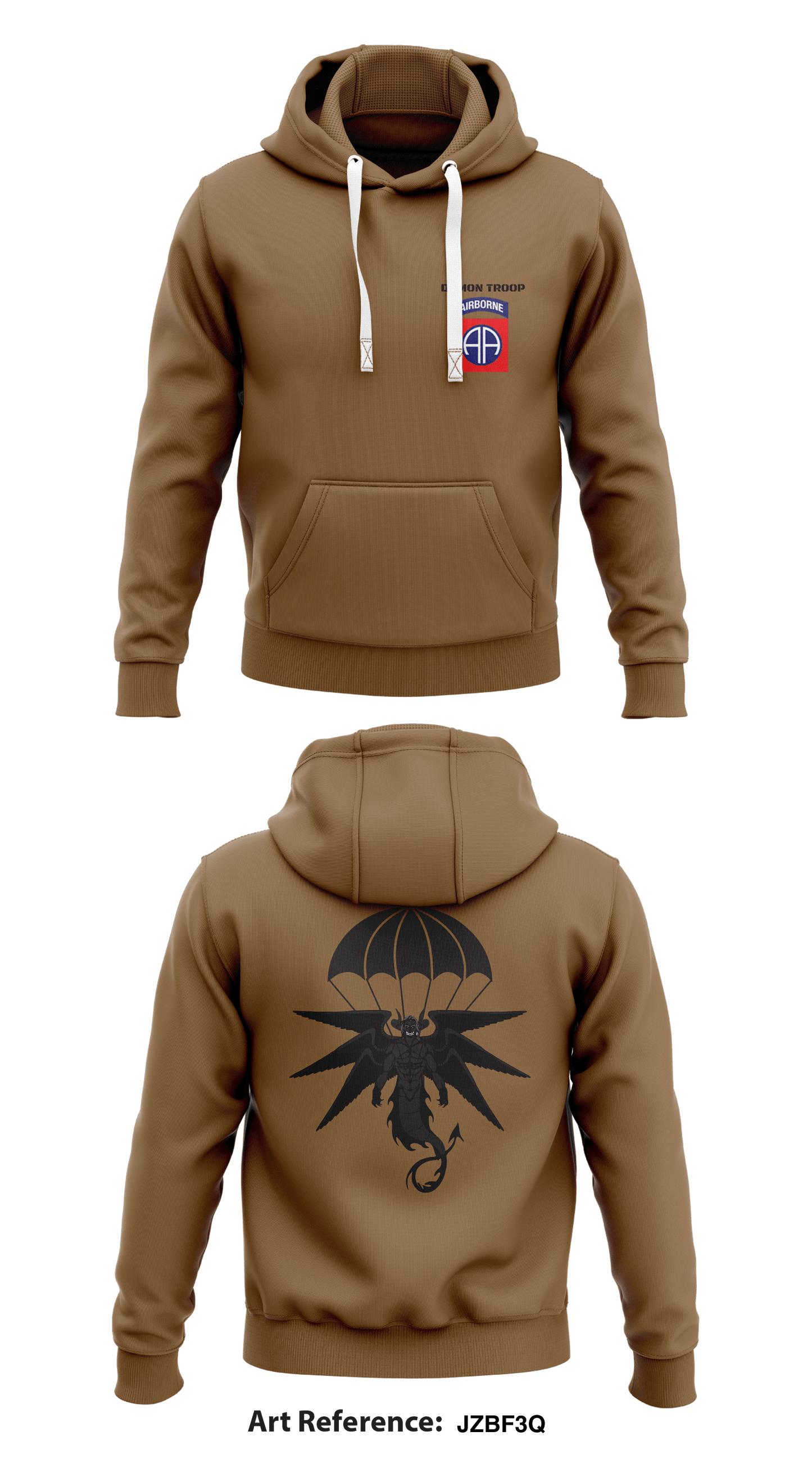 Demon Troop Store 1  Core Men's Hooded Performance Sweatshirt - jzBF3Q