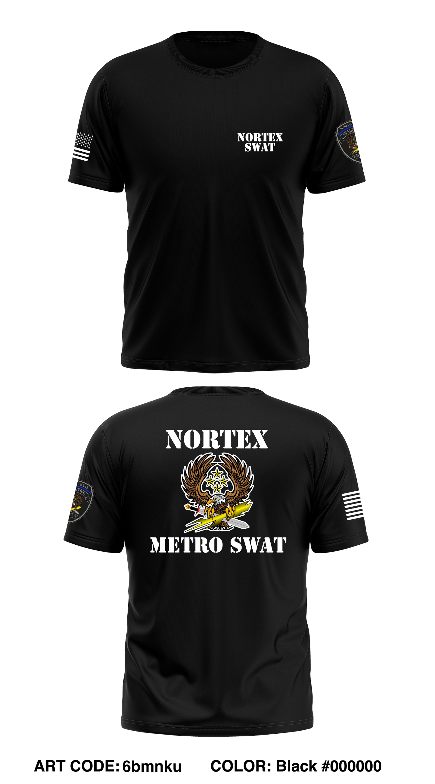 NORTEX SWAT Store 1 Core Men's SS Performance Tee - 6bmnku