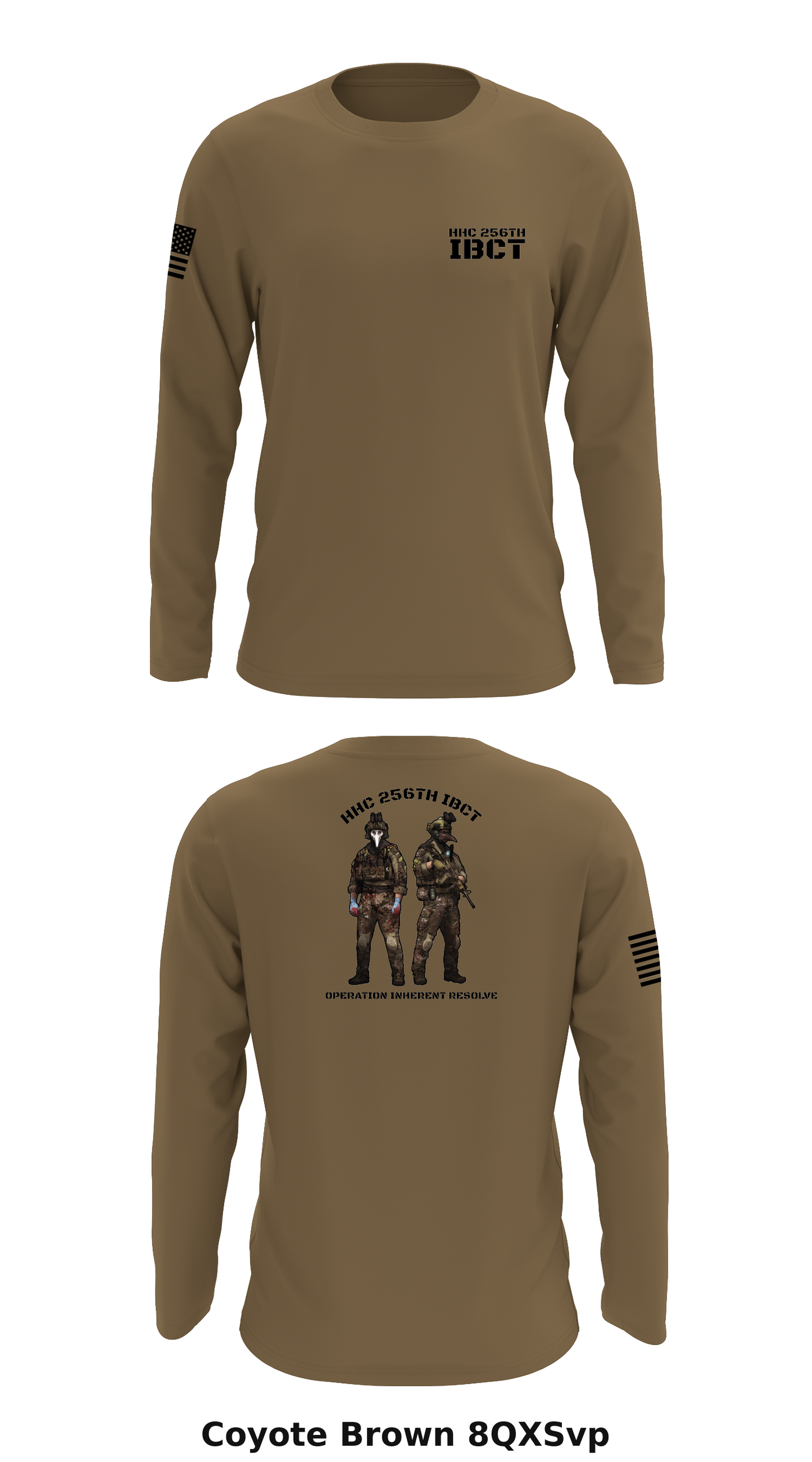 HHC 256th IBCT Store 1 Core Men's LS Performance Tee - 8QXSvp