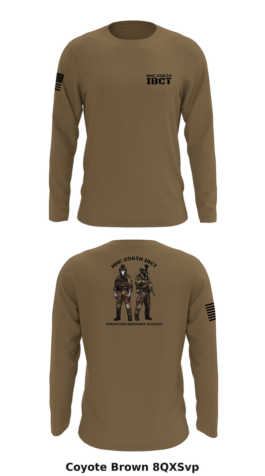 HHC 256th IBCT Store 1 Core Men's LS Performance Tee - 8QXSvp
