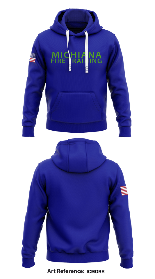 South Bend Fire Department Training Bureau Store 1  Core Men's Hooded Performance Sweatshirt - icmorr