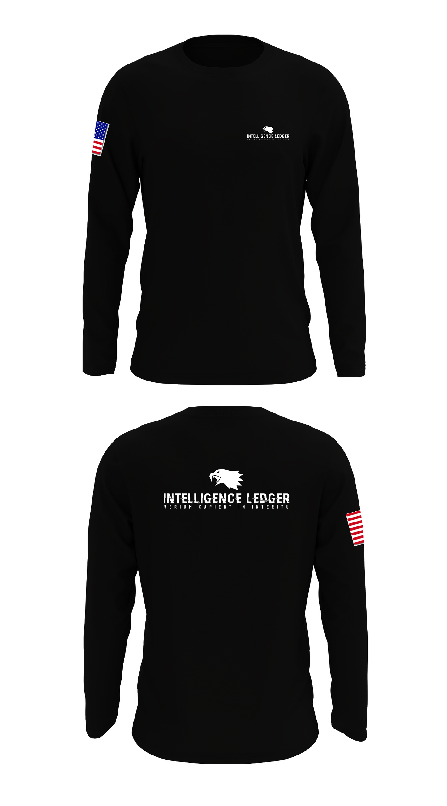 Intelligence Ledger Store 1 Core Men's LS Performance Tee - 33026892055