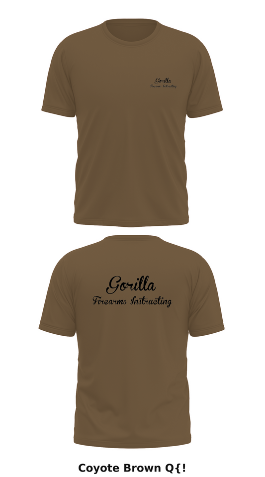 Gorilla Firearms Instructing  Store 1 Core Men's SS Performance Tee - Q{!
