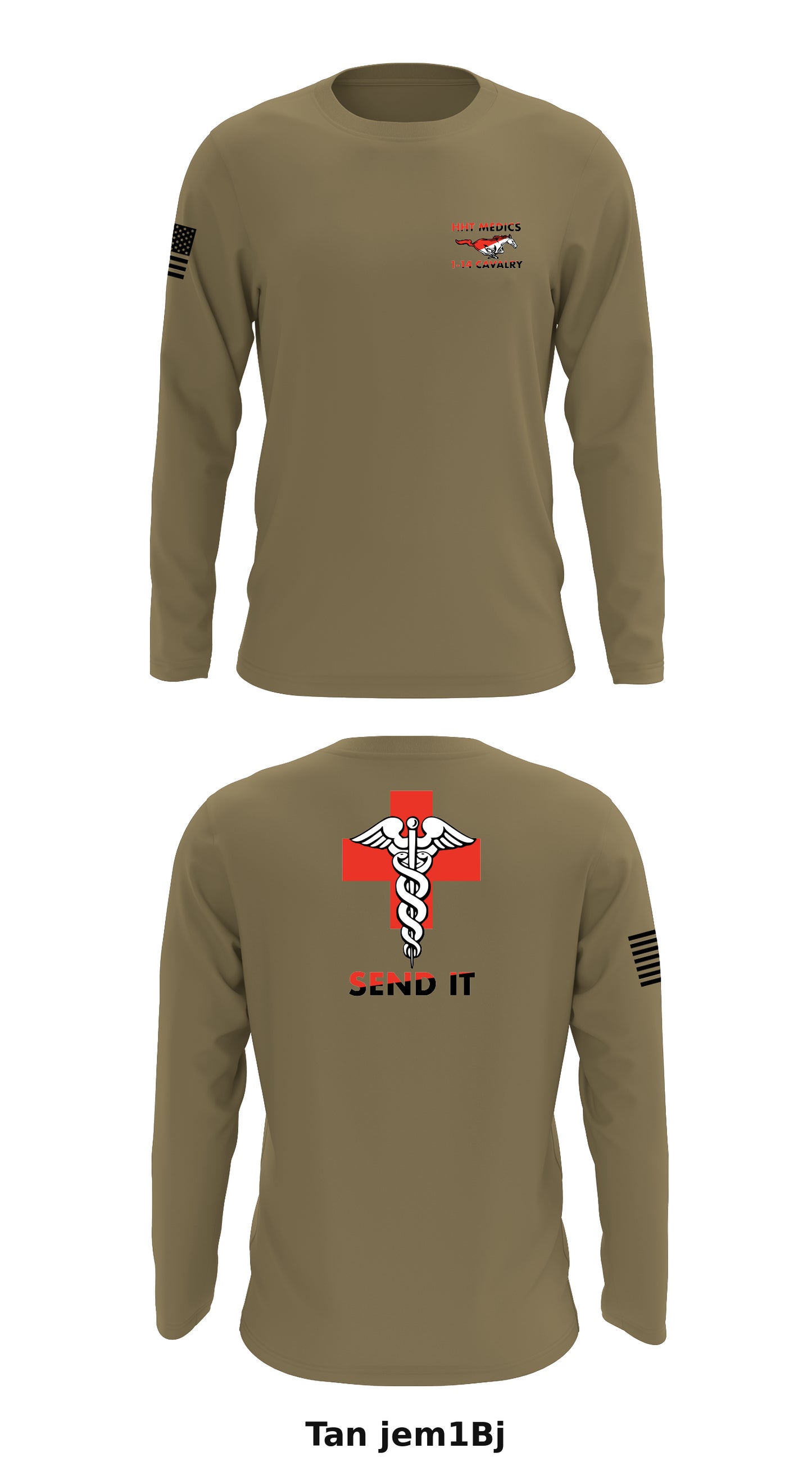 MEDICS1-14 Store 1 Core Men's LS Performance Tee - jem1Bj