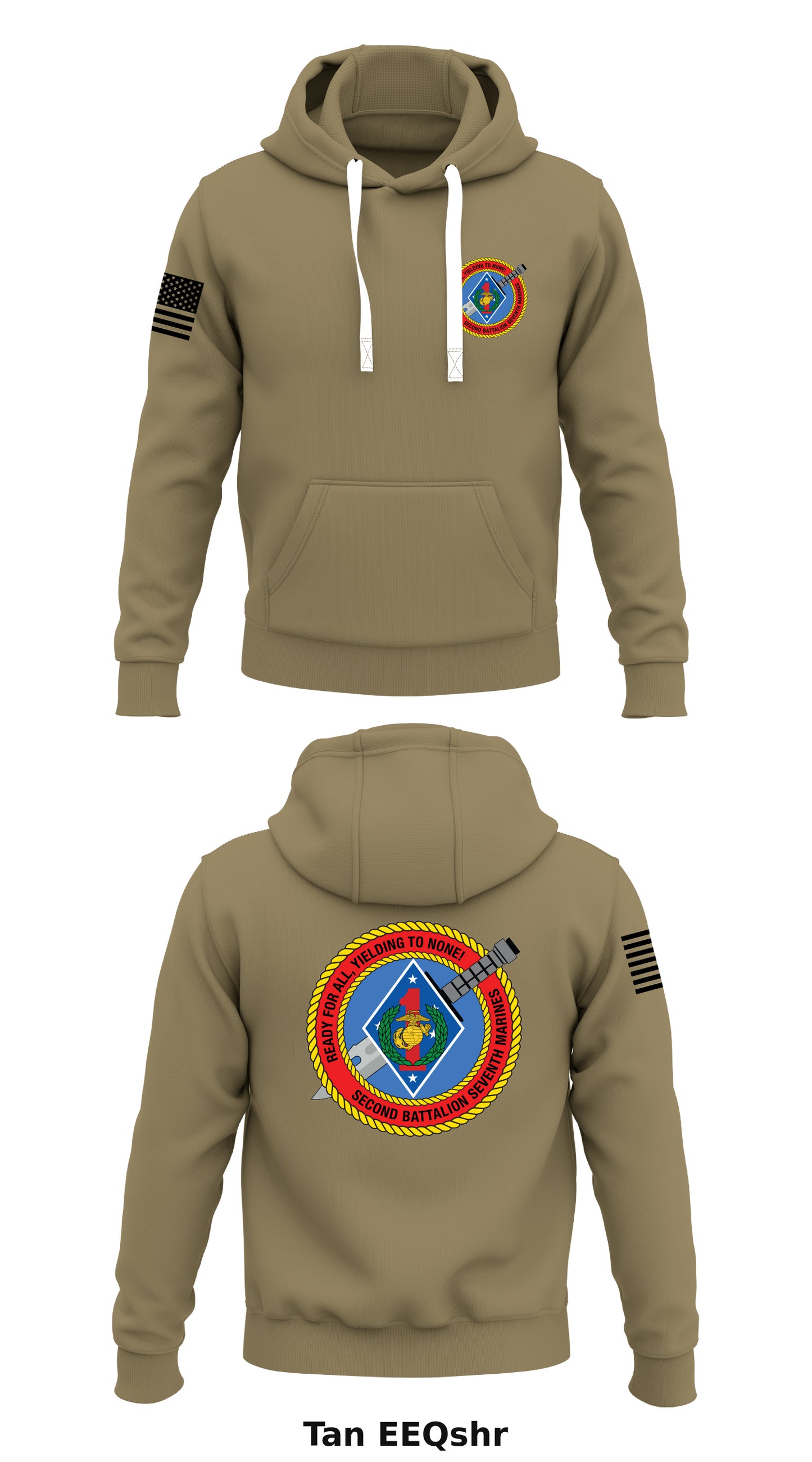 Echo company 2bn 7th marines Store 1  Core Men's Hooded Performance Sweatshirt - EEQshr