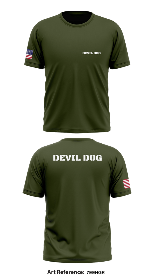 Devil dog Store 1 Core Men's SS Performance Tee - 7EEHGr