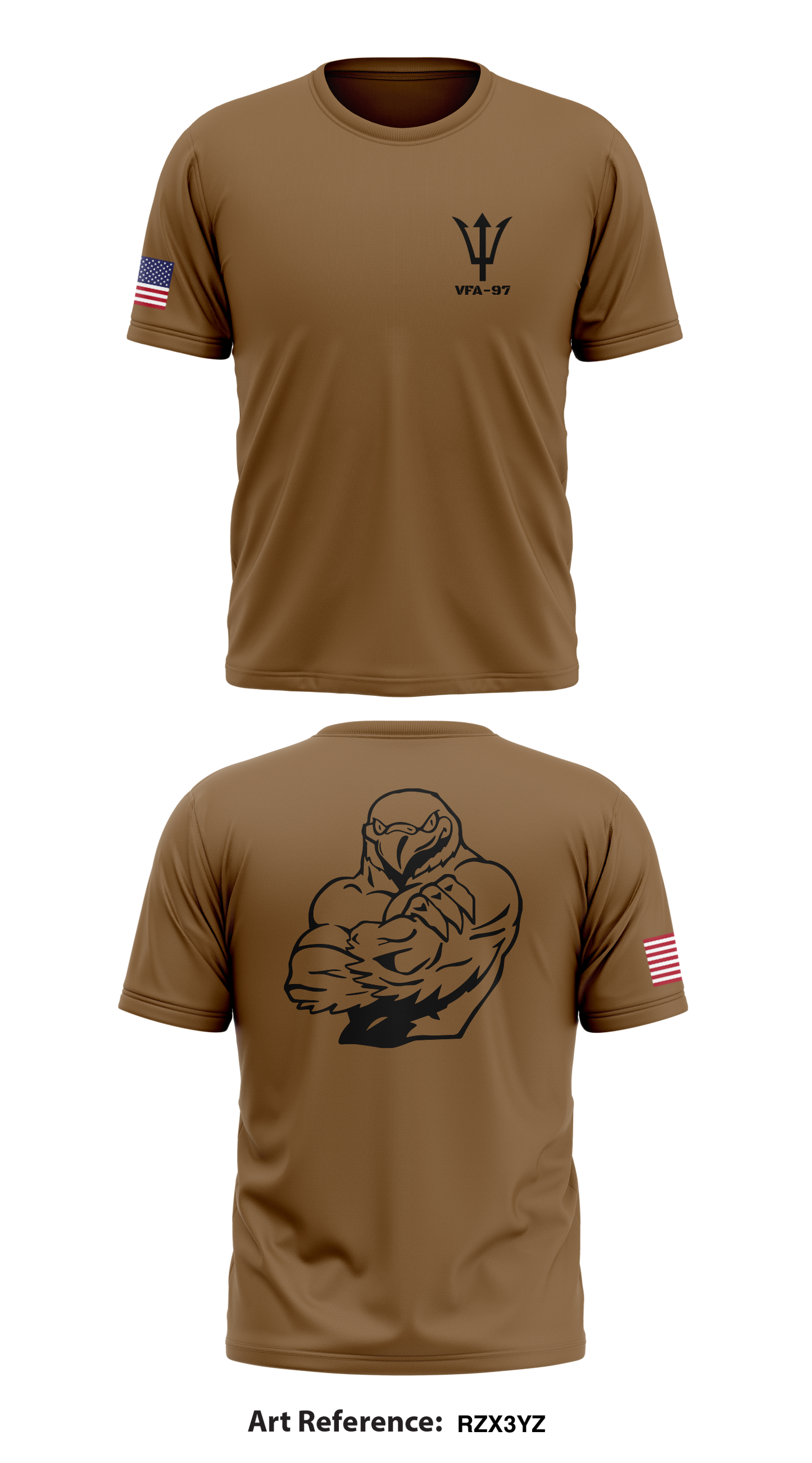 VFA-97 Store 1 Core Men's SS Performance Tee - rZX3yZ