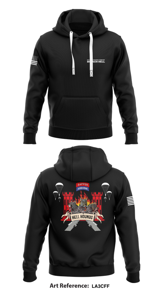 Hell Hounds  Store 1  Core Men's Hooded Performance Sweatshirt - LA3CFf