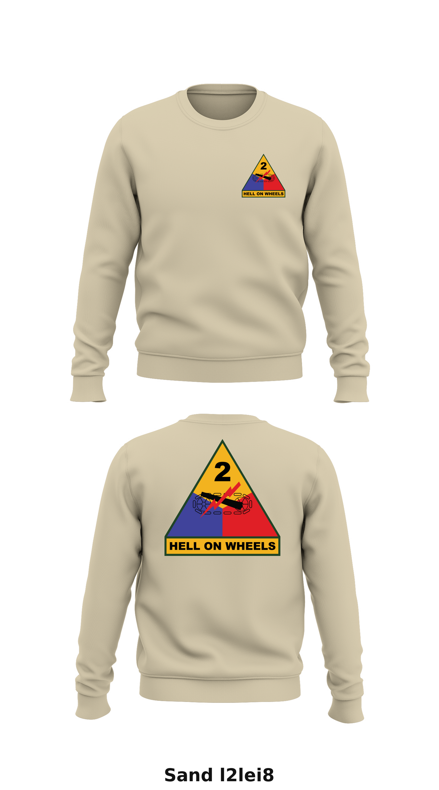 2 armor division Store 1 Core Men's Crewneck Performance Sweatshirt - l2lei8
