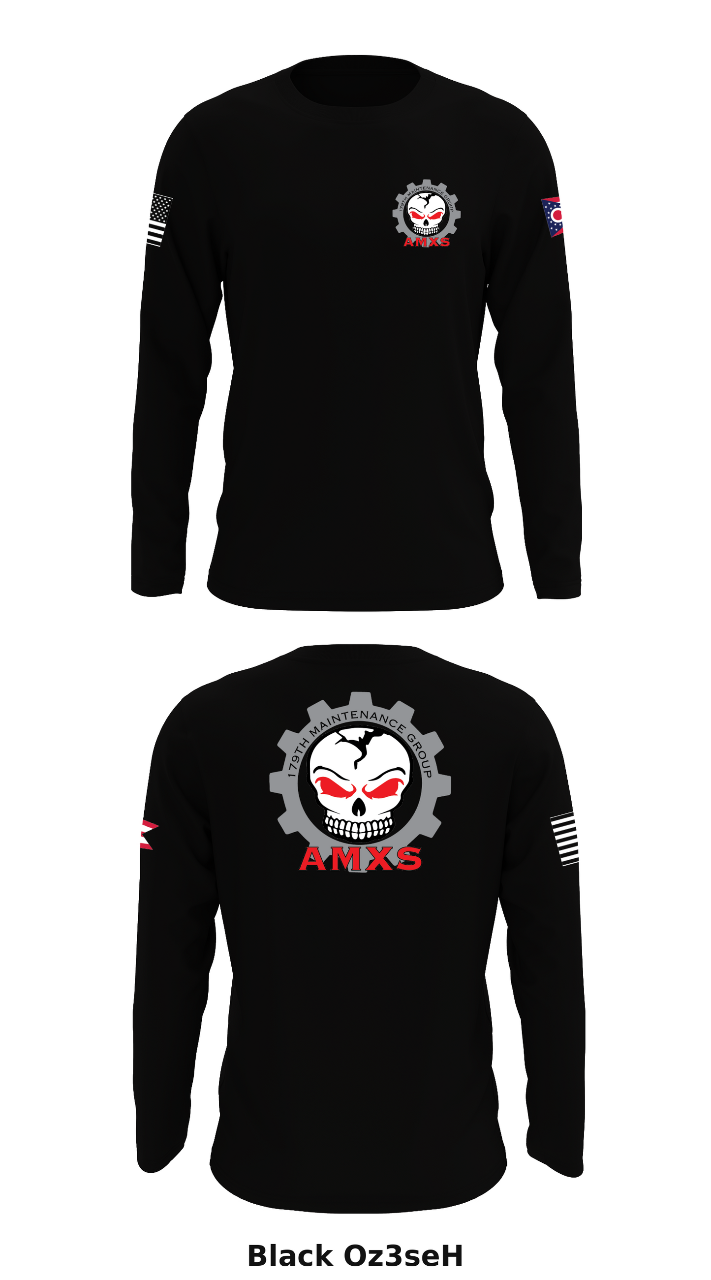 179th Maintenance Group Store 1 Core Men's LS Performance Tee - Oz3seH