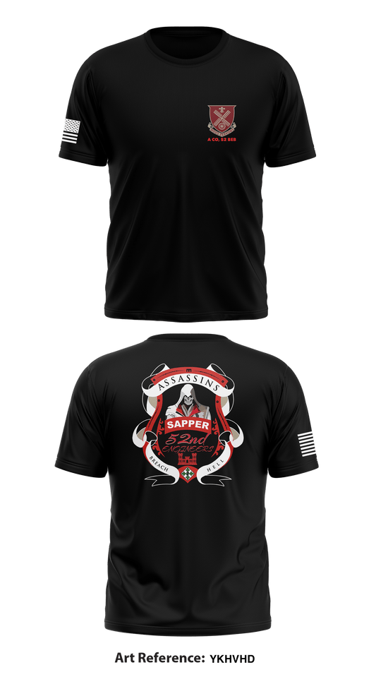 Assassin Company, 52nd BEB Core Men's SS Performance Tee - YKhvhd