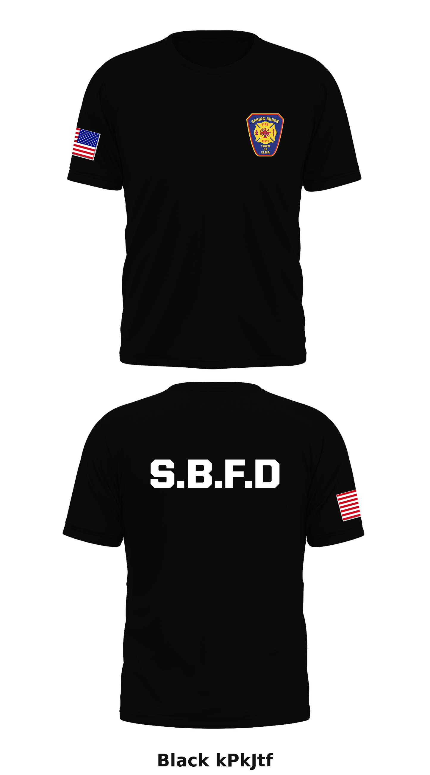 Spring Brook Fire District #1 Store 1 Core Men's SS Performance Tee - kPkJtf