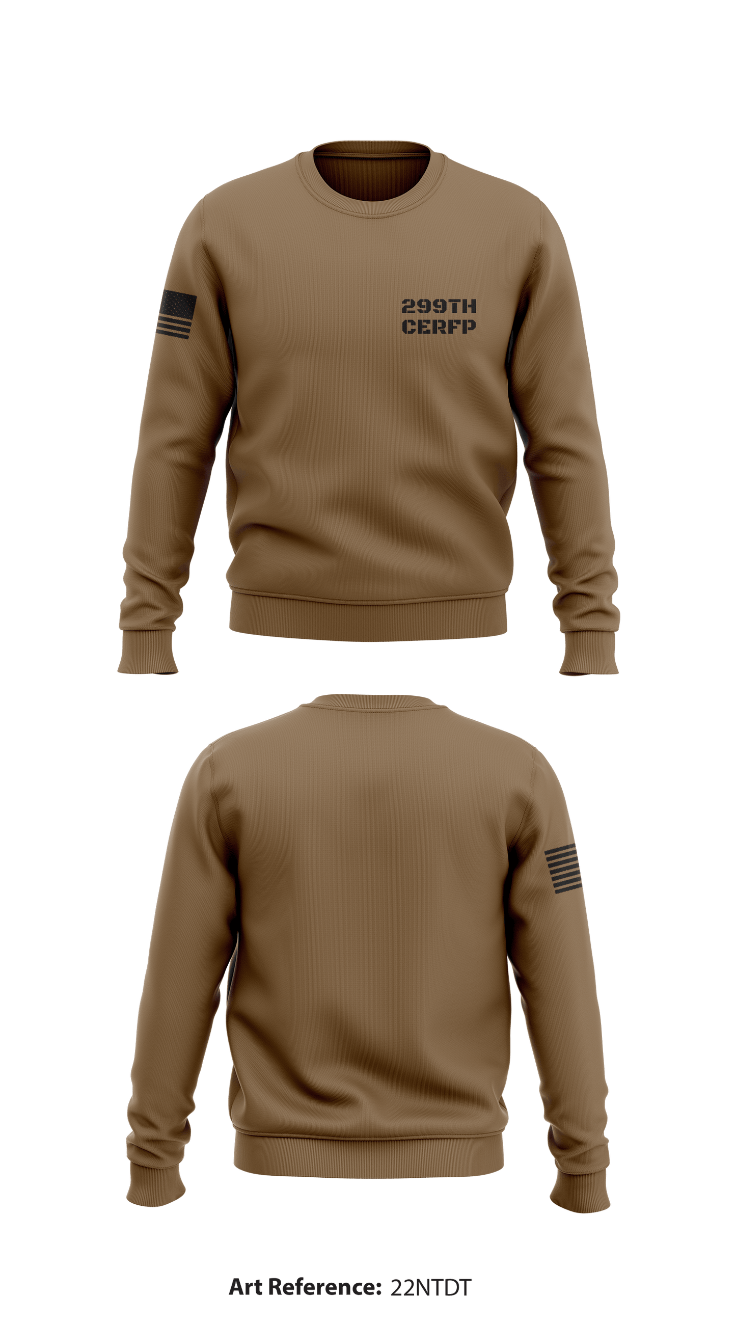 299th CERFP Store 1 Core Men's Crewneck Performance Sweatshirt - 22NtdT