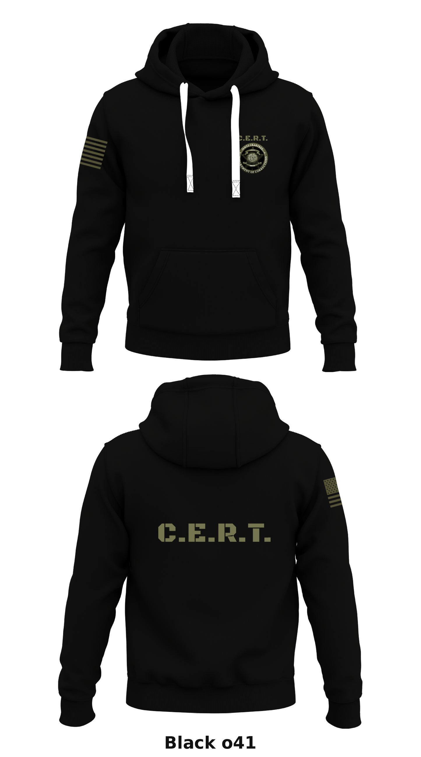C.E.R.T. Store 1  Core Men's Hooded Performance Sweatshirt - o41