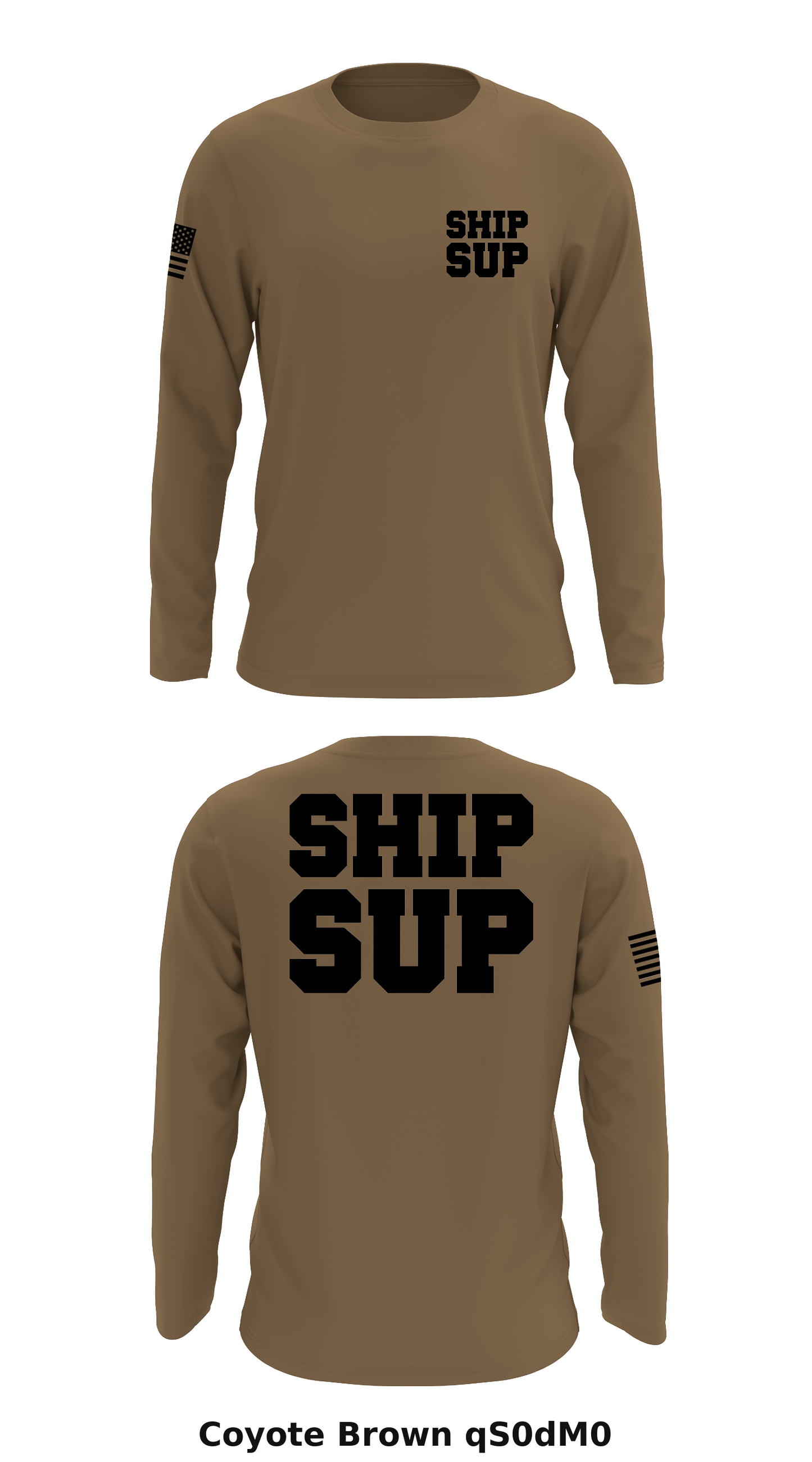 Ship Sup Store 1 Core Men's LS Performance Tee - qS0dM0