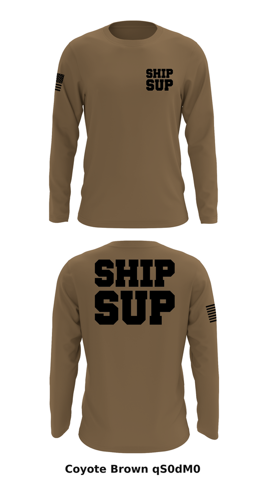 Ship Sup Store 1 Core Men's LS Performance Tee - qS0dM0