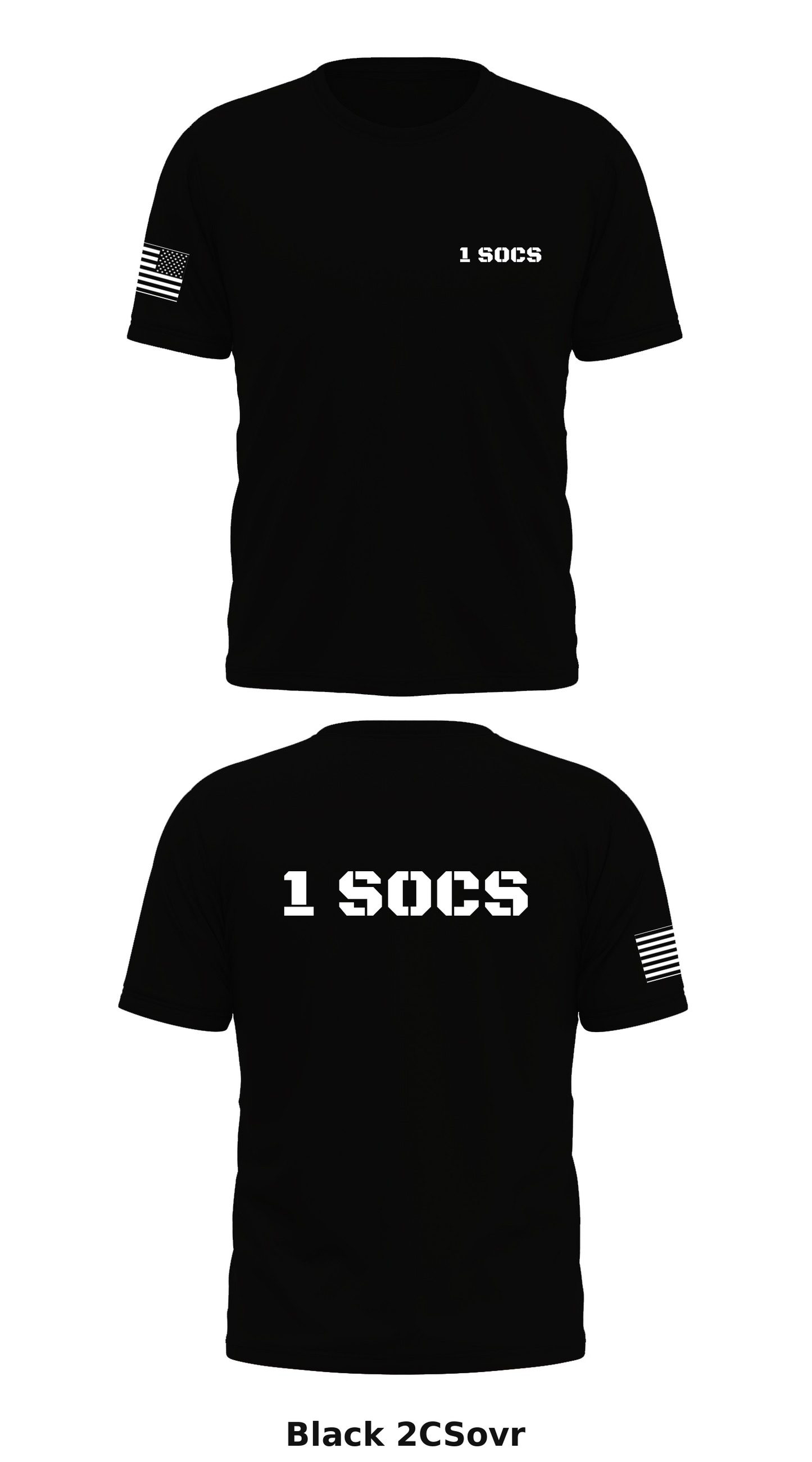 1 SOCS Store 1 Core Men's SS Performance Tee - 2CSovr