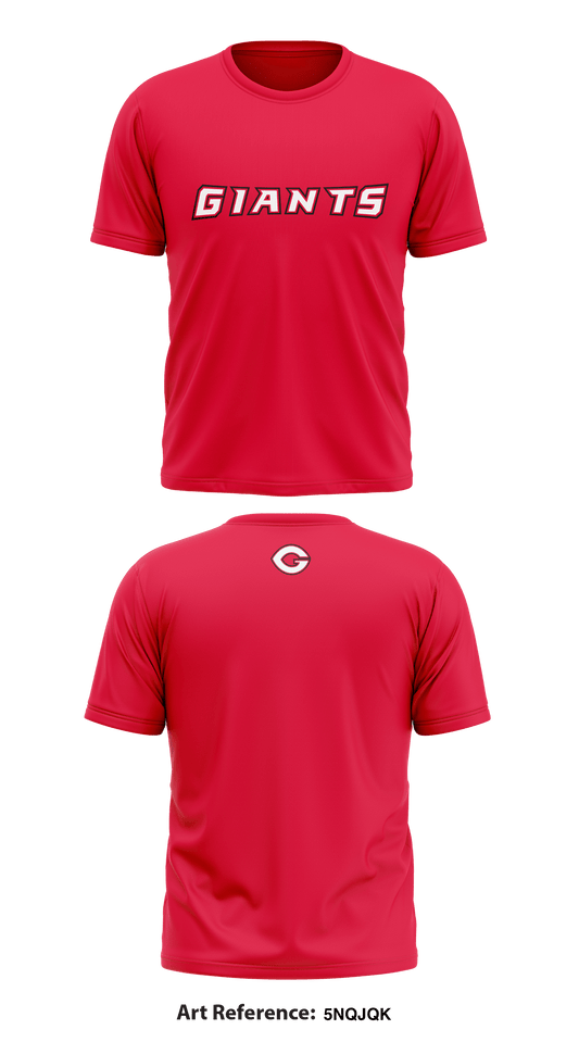 Germantown Giants Store 1 Core Men's SS Performance Tee - 5NQJQk