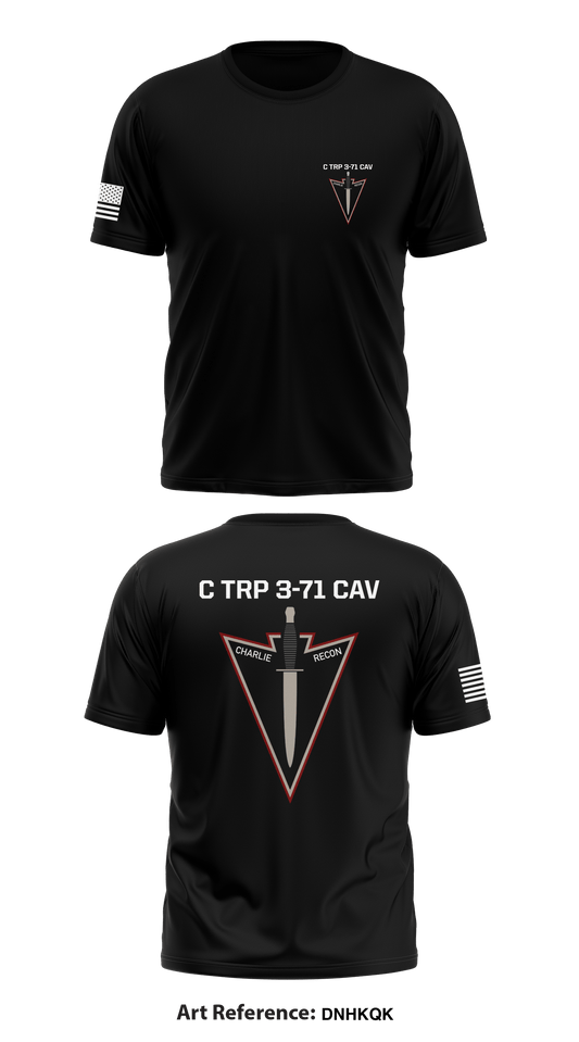 C TRP 3-71 CAV Store 1 Core Men's SS Performance Tee - DnhKQK