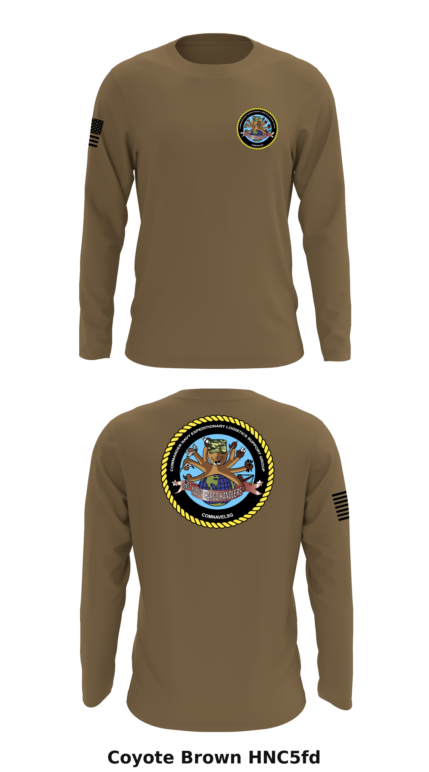 Navy Cargo Handling Battalion 8  Store 1 Core Men's LS Performance Tee - HNC5fd
